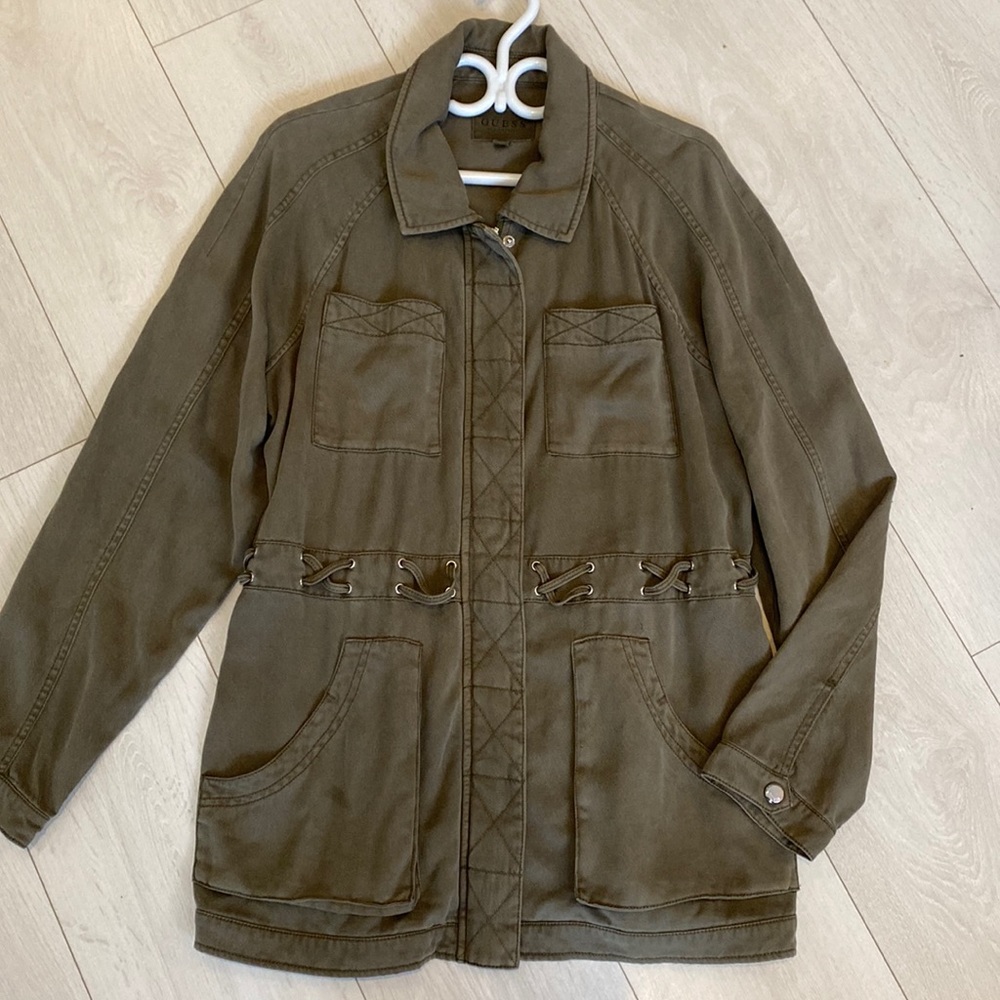 ARMY GREEN GUESS JACKET